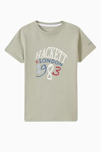 1983 Logo Print T-shirt in Cotton