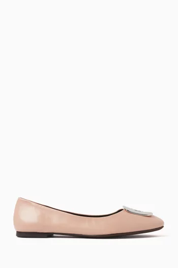 Georgia Ballet Flats in Leather