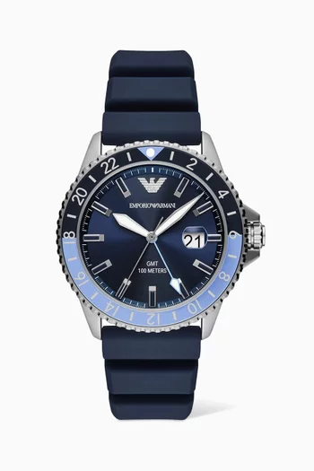 Diver Stainless Steel Watch, 42mm