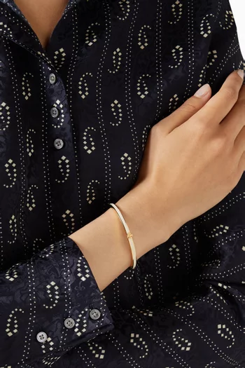 Thin Kira Bracelet in 18kt Gold-plated Brass