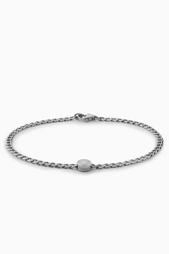 Empire Chain Bracelet in Sterling Silver