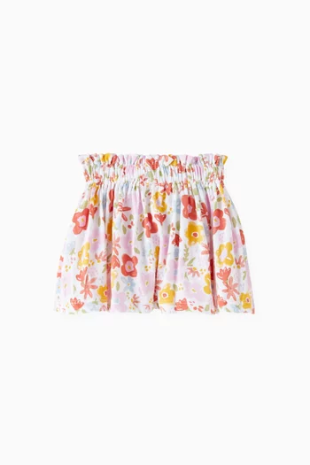 All-over Floral-print Skirt