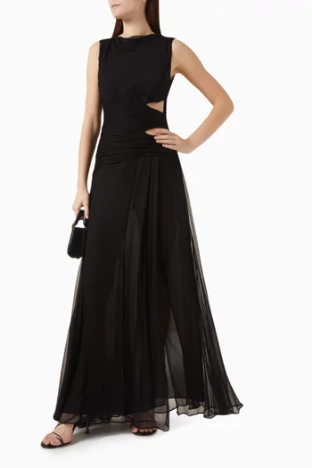 Claude Cut-out Maxi Dress