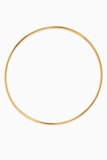 Dane Collar Necklace in Gold-plated Steel