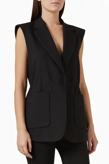 Tailored Single-breasted Vest