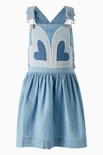 Waverly Heart Dress in Denim