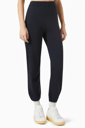 Elasticated Joggers in Cotton & Cashmere