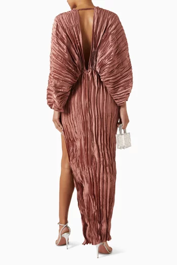 De Luxe Pleated Gown