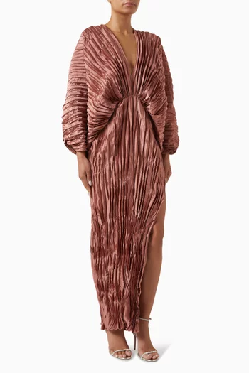 De Luxe Pleated Gown