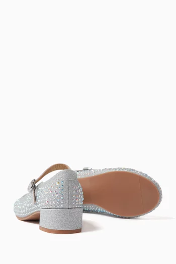 Embellished Glitter Shoes