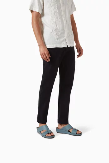 Quadratura Isola Lustre Sandals in Leather