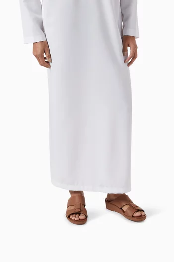 Fissare Granulato Sandals in Deer & Calfskin Leather