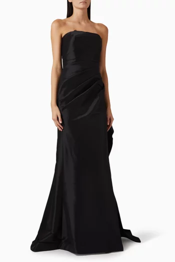 Strapless Gown in Taffeta