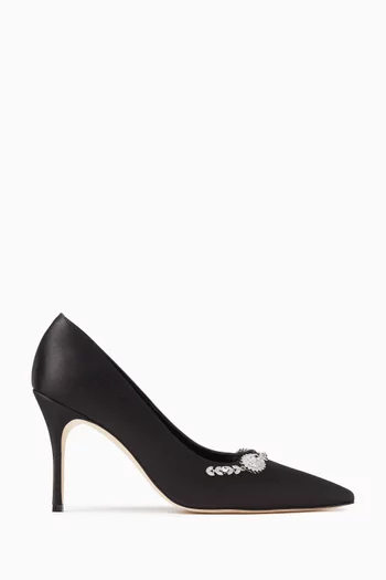 Lamik 90 Pumps in Satin