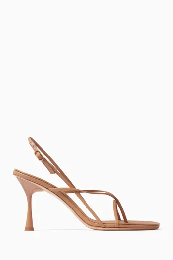Wishbone 90 Slingback Sandals in Leather