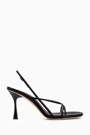 Wishbone 90 Slingback Sandals in Leather
