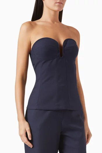 Agnes Strapless Bustier Top