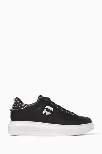 K/Ikonik Studded Low-top Sneakers in Leather