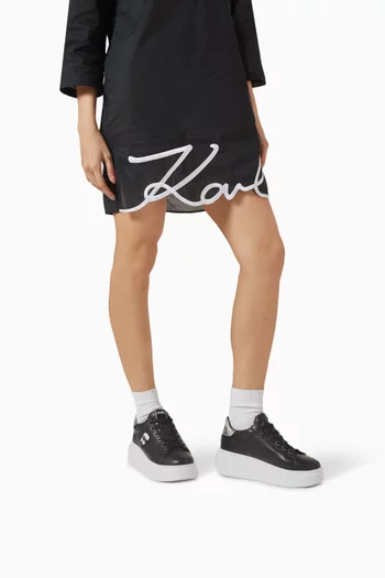 Anakapri Flatform Sneakers in Leather