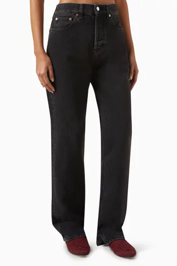 Straight-leg Jeans in Denim