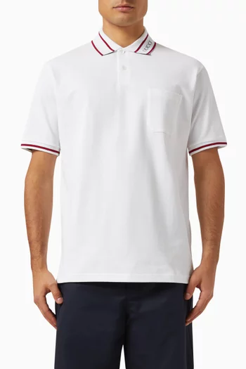 Web Polo Shirt in Cotton-piquet
