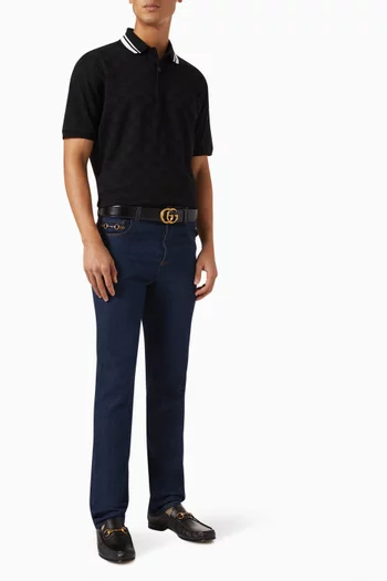 GG Polo Shirt in Cotton