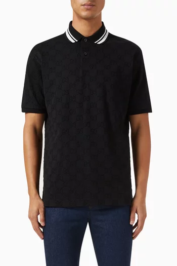 GG Polo Shirt in Cotton
