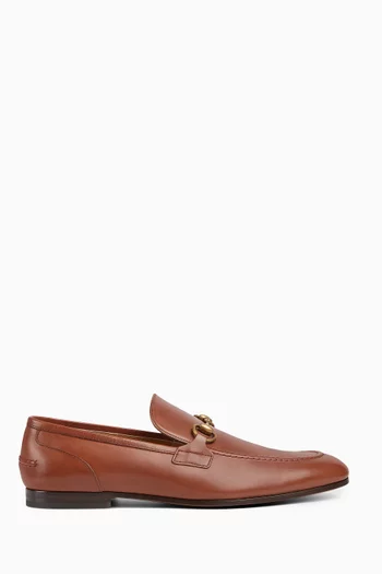 Jordaan Horsebit Loafers in Leather