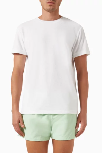 Towelling Beach T-shirt in Cotton-blend