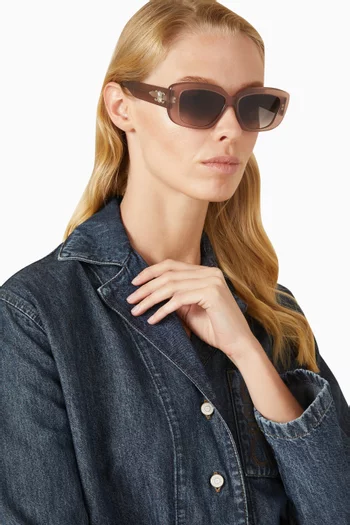 Triomphe Square Sunglasses in Acetate