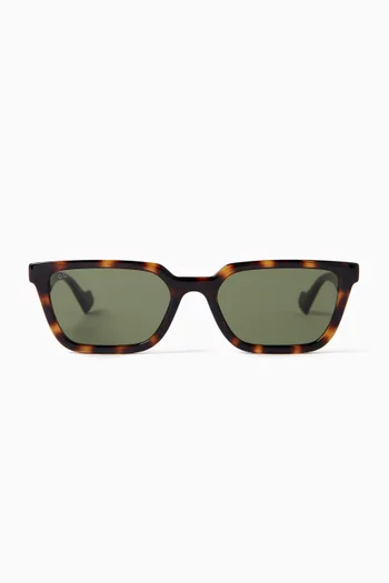 Rectangle Sunglasses in Injection
