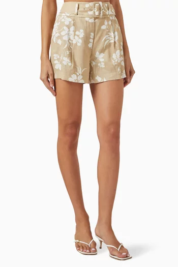 Hobbes Shorts in Stretch-linen