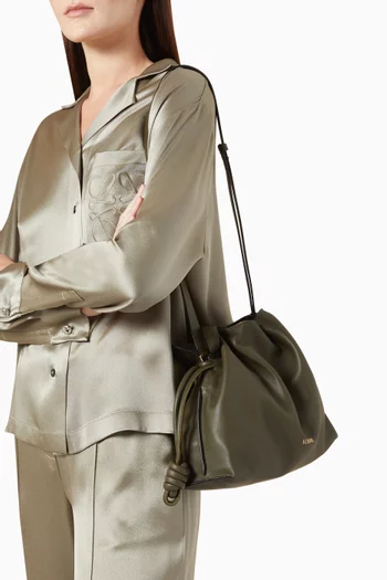 Medium Flamenco Clutch in Nappa Calfskin