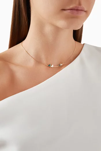 Family Love Necklace in 18kt Gold