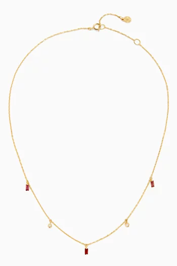 Ruby Rave Choker in 18kt Gold