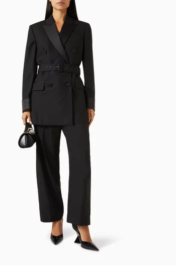 Farrah Belted Jacket in Wool