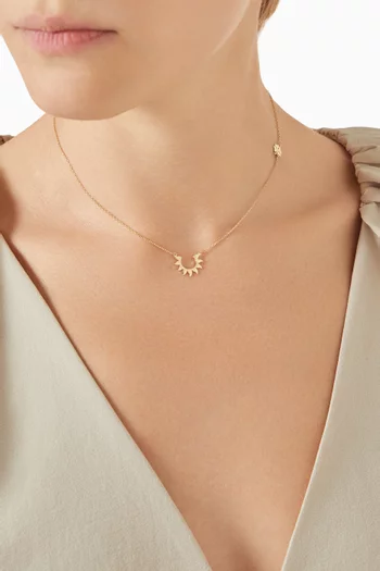 Sunset Necklace in 18kt Gold