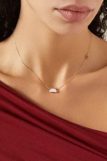 Sunset Crush Necklace in 18kt Gold