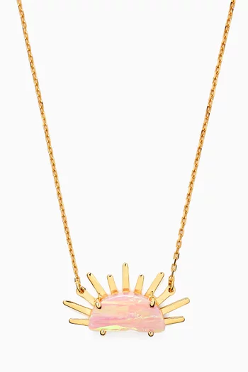 Sunset Crush Necklace in 18kt Gold