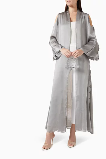 Scallop Trim Abaya