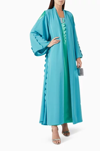 Scallop Trim Abaya