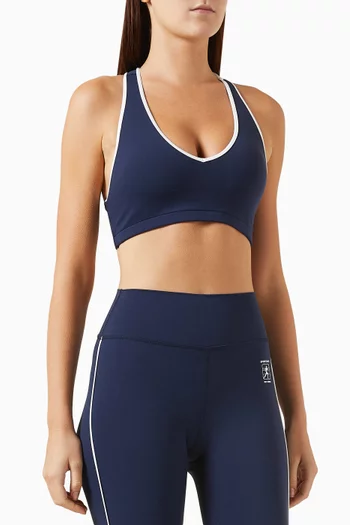 Runner Box V-Neck Sports Bra