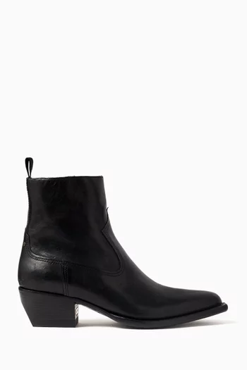 Debbie Boots in Leather