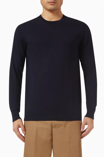 Deen Crewneck Sweatshirt in Polo Knit