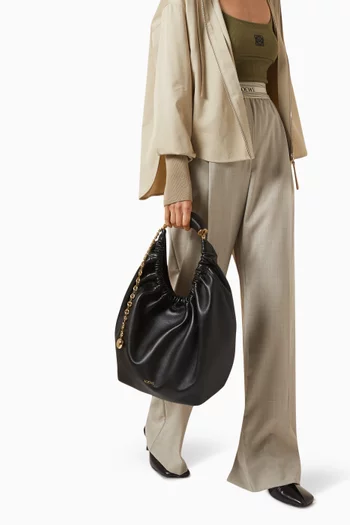 Medium Squeeze Bag in Nappa Leather
