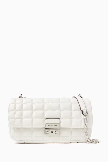 Large Tribeca Shoulder Bag in Quilted Leather