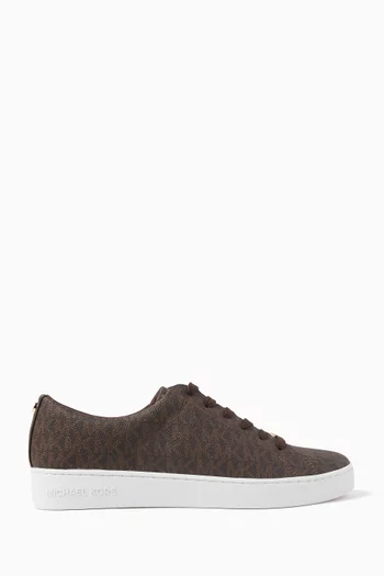 Keaton Signature Logo Sneakers in Canvas