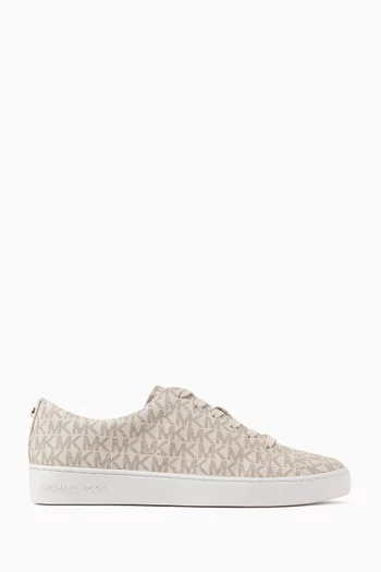 Keaton Signature Logo Sneakers in Canvas