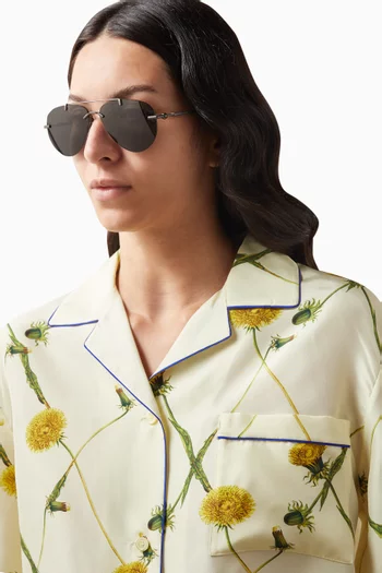 Aviator Sunglasses in Metal