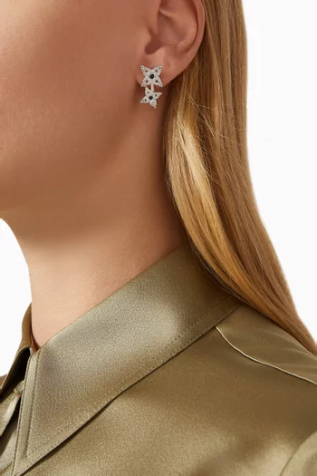 Starboy Crystal Earrings in Recycled Silver